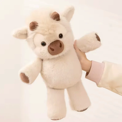 Squeezemoo bull plush